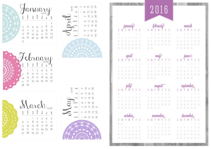 Free Printable Calendar 2016_3